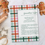 Linge De Cuisine en vichy conservation de recettes de famille<br><div class="desc">En vichy Family Recette moderne Serviette de cuisine Keepsaké dans un design plaid branché avec vert, rouge et rose. Ce motif de Noël plaid original est une façon unique de faire un souvenir spécial de grand-mère ou de famille. Faites-en un grand cadeau de Noël pour vos proches. Utilisez les détails...</div>