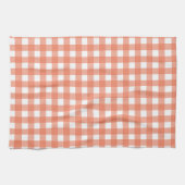 Linge De Cuisine En vichy orange (Horizontal)