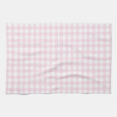 Linge De Cuisine En vichy rose pastel (Horizontal)