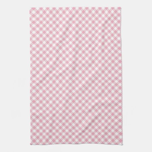 Linge De Cuisine en vichy rose simple (Vertical)