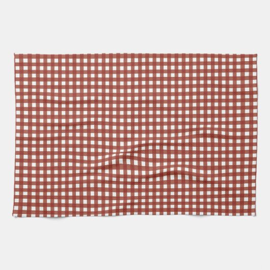 Linge De Cuisine En vichy rouge et blanc (Horizontal)