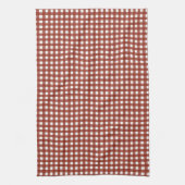 Linge De Cuisine En vichy rouge et blanc (Vertical)