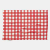 Linge De Cuisine En vichy rouge et blanc (Horizontal)