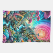 Linge De Cuisine Enchanted Psychedelic Dreamscape (Horizontal)