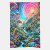 Linge De Cuisine Enchanted Psychedelic Dreamscape (Vertical)