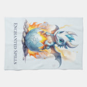 Linge De Cuisine Enchanted Spills Blue Dragon (Horizontal)