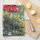 Linge De Cuisine Enchanter Toadstools pluie Imaginaire mystique (Quart Plié)