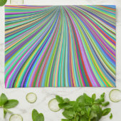 Linge De Cuisine Énergétique Colorful Ribbon Sunburst (Plié)