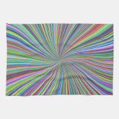 Linge De Cuisine Énergétique Colorful Ribbon Sunburst (Horizontal)