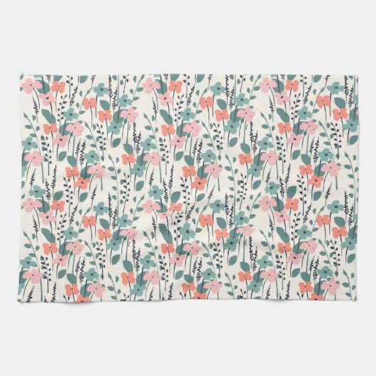 Linge De Cuisine Enfant à fleurs (Horizontal)