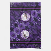 Linge De Cuisine Enfant de lune violette (Vertical)