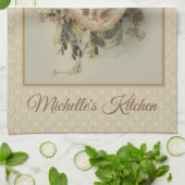 Linge De Cuisine Enfant Jésus Automne Floral (Plié)