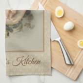 Linge De Cuisine Enfant Jésus Automne Floral (Quart Plié)