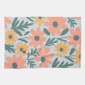 Linge De Cuisine Enfants Cute Ladybug Polka dot Daisy Flower Motif (Horizontal)