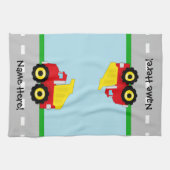 Linge De Cuisine Enfants garçons Construction camion (Horizontal)