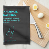 Linge De Cuisine Enquêteur paranormal avec logo fantôme (Quart Plié)