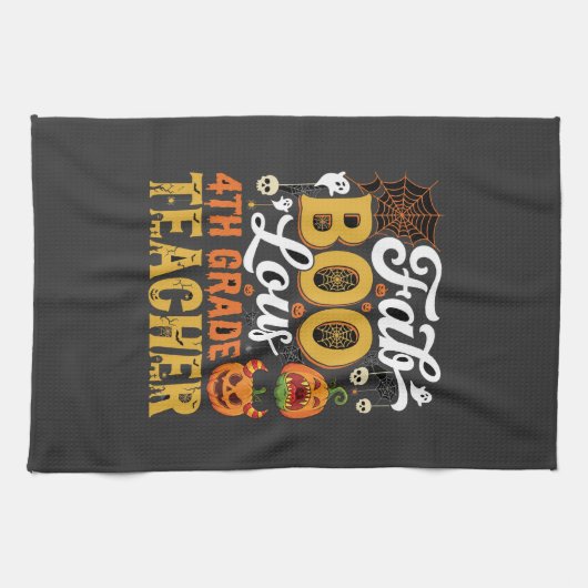 Linge De Cuisine Enseignant de 4e année Faboolous Halloween (Horizontal)