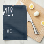 Linge De Cuisine Enseignant de maternelle minuscule Tamer humain pe (Quart Plié)