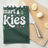 Linge De Cuisine Enseignant de Noël de Smart Cookies (Quart Plié)