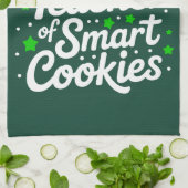 Linge De Cuisine Enseignant De Noël Des Cookies Intelligents Vie De (Plié)