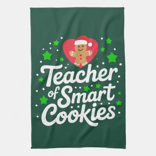 Linge De Cuisine Enseignant De Noël Des Cookies Intelligents Vie De (Vertical)
