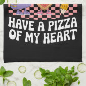 Linge De Cuisine Enseignant Mes Étudiants Ont Une Pizza De Mon Coeu (Plié)