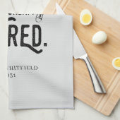 Linge De Cuisine Enseignant principal à la retraite sur mesure (Quart Plié)