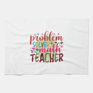 Linge De Cuisine Enseignant Problème d'art Solveur Math Enseignant