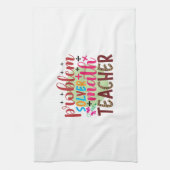 Linge De Cuisine Enseignant Problème d'art Solveur Math Enseignant (Vertical)