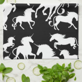 Linge De Cuisine ensemble de licornes (Plié)
