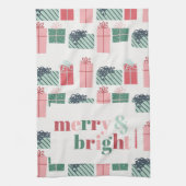 Linge De Cuisine Ensemble de Noël Merry & Bright (Vertical)