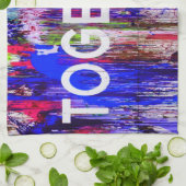 Linge De Cuisine Ensemble ensemble amour coloré (Plié)