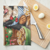 Linge De Cuisine Entlebucher Mountain Holiday Baking : Festif (Quart Plié)