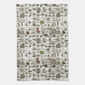 Linge De Cuisine Entomologie vintage (Vertical)