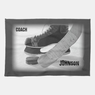 Linge De Cuisine Entraîneur de hockey sur glace Merci