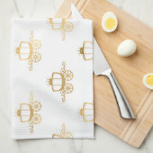 Linge De Cuisine Entraîneur d'or Cinderella Princess Royal Magic (Quart Plié)