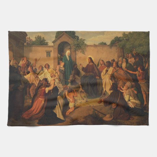 Linge De Cuisine Entrée de Jésus-Christ à Jérusalem (Horizontal)