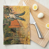 Linge De Cuisine Entrée du Parc Public par Vincent van Gogh (Quart Plié)