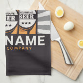 Linge De Cuisine Entreprise de brassage artisanale de bouteille de (Quart Plié)