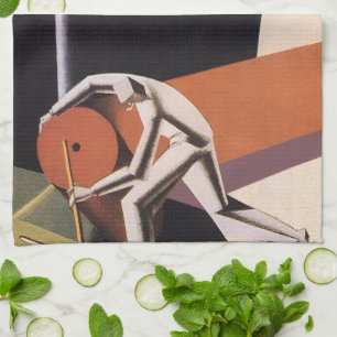 Linge De Cuisine Entreprise Vintage, tissus et textiles Art Déco