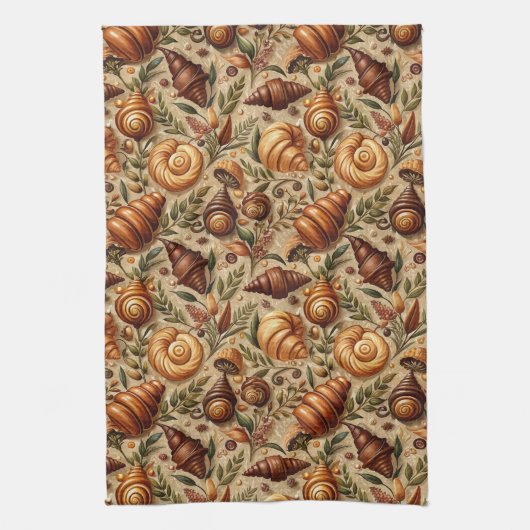 Linge De Cuisine Envie de Croissants (Vertical)