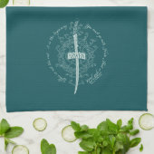 Linge De Cuisine Épée elfique ARWEN™ Citation (Plié)