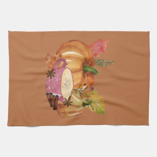 Linge De Cuisine Épice citrouille (Horizontal)