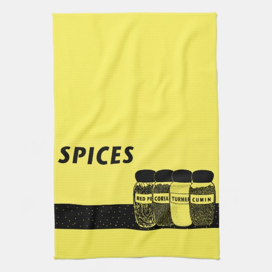Linge De Cuisine Épices (Vertical)