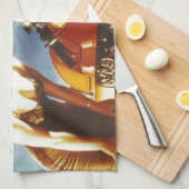 Linge De Cuisine Épingle de moto vers le haut fille (Quart Plié)