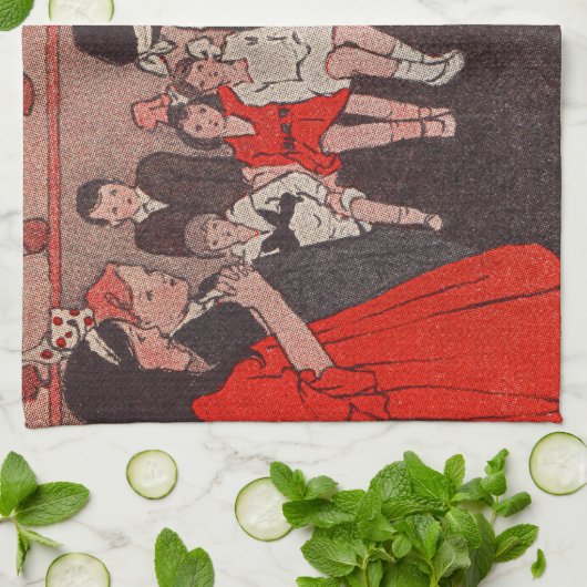 Linge De Cuisine Épingler la queue âne (Plié)