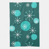 Linge De Cuisine Époque atomique Turquoise (Vertical)