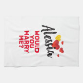 Linge De Cuisine Épouse-moi (Horizontal)