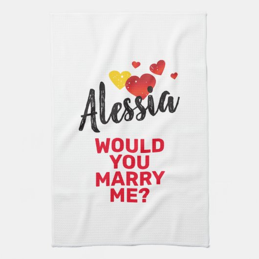 Linge De Cuisine Épouse-moi (Vertical)