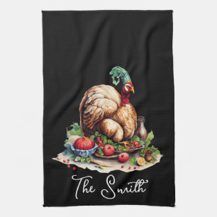 Linge De Cuisine Équipage de Cuisine de Thanksgiving d'automne Fê